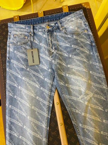 Quần jeans nam hãng in hoạ tiết 2 màu đẹp
