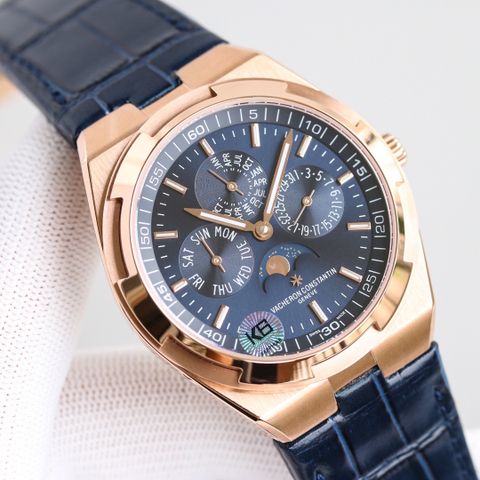 Đồng hồ nam vacheron* constantin* VIP 1:1 case 41,5cm máy cơ dây vân cá sấu