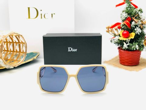 Kính nữ Dior* mắt vuông gọng nẹp logo kim loại