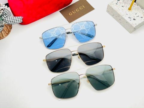 Kính nam nữ GUCCI* gọng kim loại mắt in logo đẹp độc SIÊU CẤP