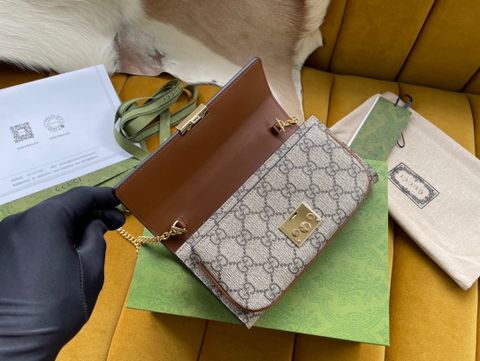 Túi xách nữ GUCCI* mini size 19cm hoạ tiết logo