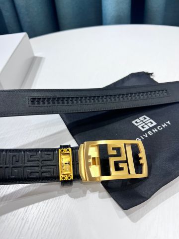 Belt nam GIVENCHY* dây da bò dập nổi hoạ tiết Logo đẹp