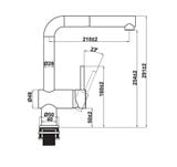 Vòi rửa bát Hafele HT21-CH1P254 577.55.200
