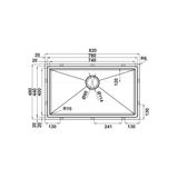 Chậu inox Hafele HS21-SSN1S90 567.94.020 bảo hành 3 năm toàn quốc tại nhà