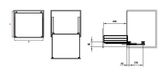 Giá xoong nồi Hafele KOSMO C - CAPPELLA Inox mờ 800mm 549.08.033