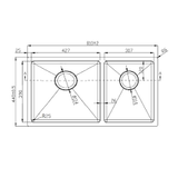 Chậu rửa bát Konox KN8144DU