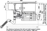 Máy rửa chén bát Hafele kết hợp chậu HDW-SD90A