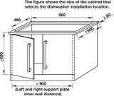 Máy rửa chén bát Hafele kết hợp chậu HDW-SD90A