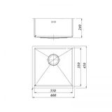 Chậu rửa bát 1 hố Roslerer RL01-6045