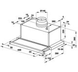 Máy hút mùi âm tủ Hafele HH-SG70A 533.89.021