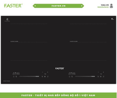 Bếp từ Faster FS 923I nhập khẩu Malaysia tặng kèm bộ nồi từ Comfort