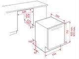 Máy rửa bát Teka DW8-60S, máy rửa bát lắp âm