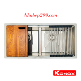 Chậu lắp âm Konox KN8745DUB