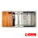 Chậu rửa chén bát Konox KN8745DUB