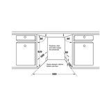 Máy rửa bát bán âm HAFELE HDW - SI60AB   538.21.320