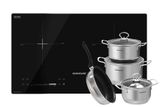 Bếp từ đôi Sunhouse SHB-CB.QD01-BN KM Bộ nồi từ
