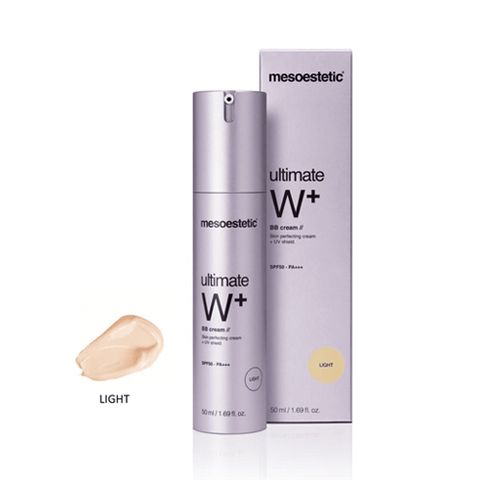  Kem trang điểm, dưỡng trắng da Mesoestetic Ultimate W+ Whitening BB Cream SPF50 