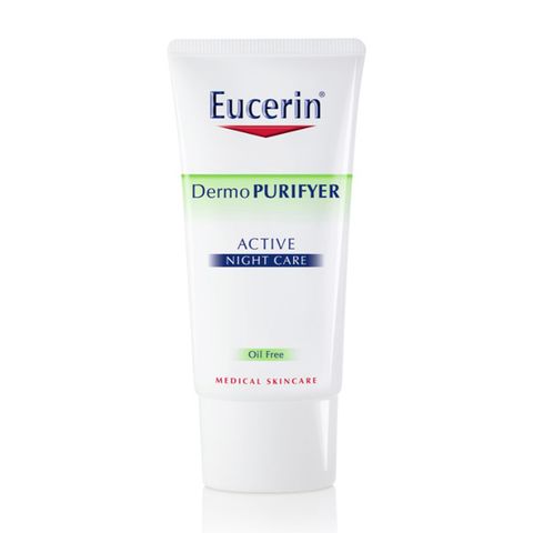  Kem giữ ẩm không dầu, dành cho da mụn Eucerin Dermo Purifyer Active Night Care 