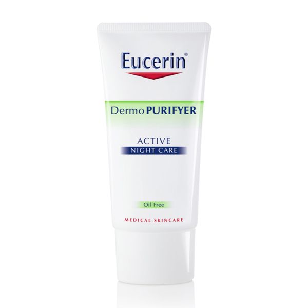 Kem giữ ẩm không dầu, dành cho da mụn Eucerin Dermo Purifyer Active Night Care