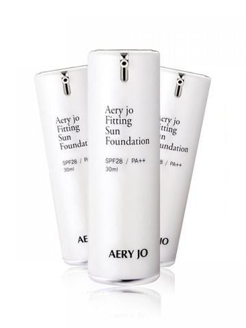  KEM NỀN TRANG ĐIỂM VÀ CHỐNG NẮNG AERY JO FITTING SUN FOUNDATION SPF28PA++ 