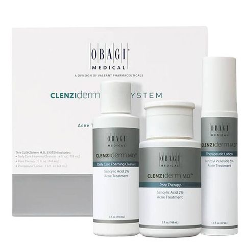  Bộ Clenziderm M.D.System Obagi Trị Mụn 3 Bước Mỹ 