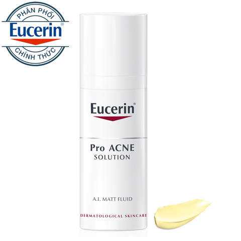  Kem dưỡng kiểm soát nhờn Eucerin ProAcne A.I Matt Fluid 50ml 