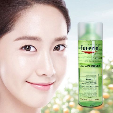  Nước hoa hồng làm sạch, dành cho da mụn Eucerin Dermo Purifyer Toner 