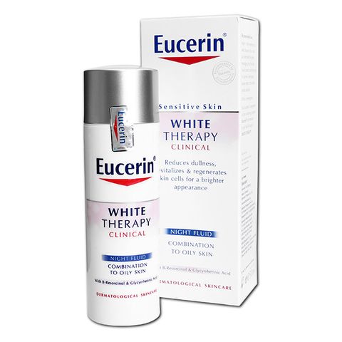  Dung dịch giữ ẩm, kiểm sót nhờn, làm trắng da ban đêm Eucerin White Therapy Night Fluid 