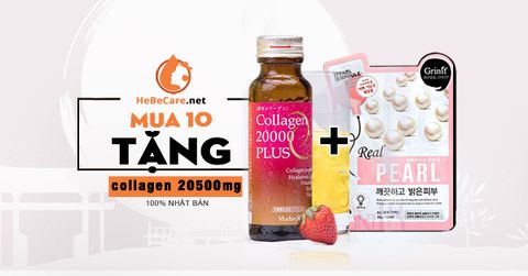  Nước uống làm đẹp da Collagen 20000mg Plus (10 lọ x 50ml) 