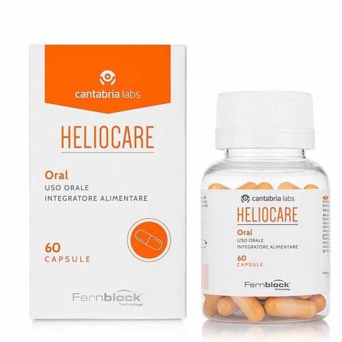  Viên uống chống nắng Heliocare Cápsulas Oral 60 viên - Hàng chính hãng công ty 