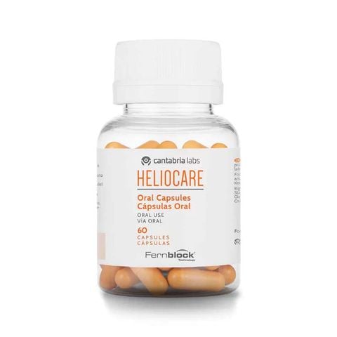  Viên uống chống nắng Heliocare Cápsulas Oral 60 viên - Hàng chính hãng công ty 