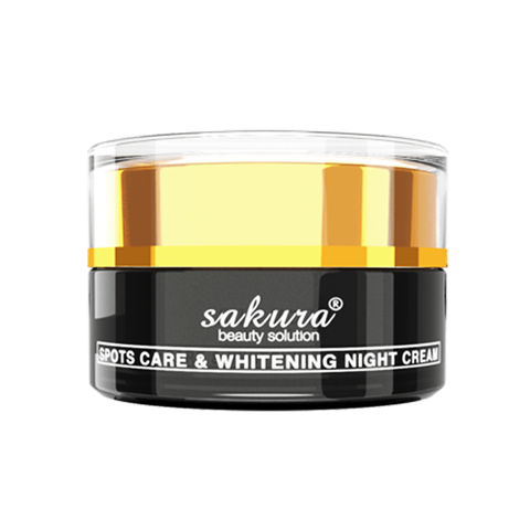  Kem dưỡng trắng và trị nám ban đêm Sakura Spots Care & Whitening Night Cream 