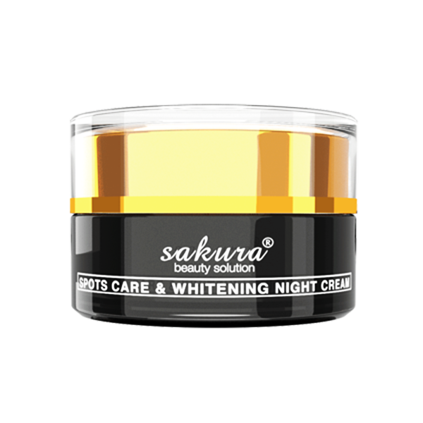 Kem dưỡng trắng và trị nám ban đêm Sakura Spots Care & Whitening Night Cream