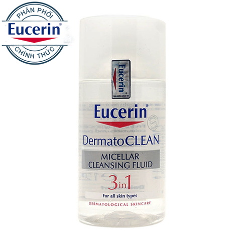  Nước tẩy trang cho da nhạy cảm Eucerin DermatoClean Micellar Cleansing Fluid 