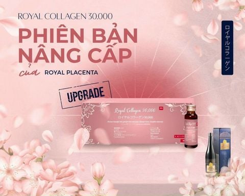  Nước uống Collagen chống lão hóa mờ nám Royal Collagen 30000mg Nhật Bản (10 lọ x 50ml) 