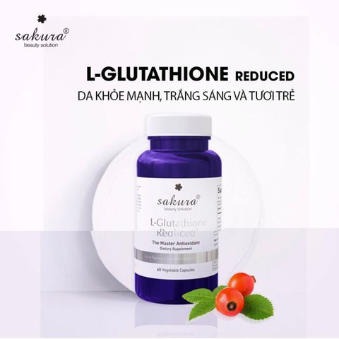  Viên uống trắng da Sakura White Advance L-Glutathione Complex 1600mg 