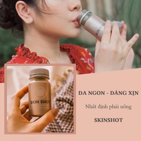  Nước Uống Đẹp Da Chống Lão Hóa Skin Shot Collagen 10 Lọ 