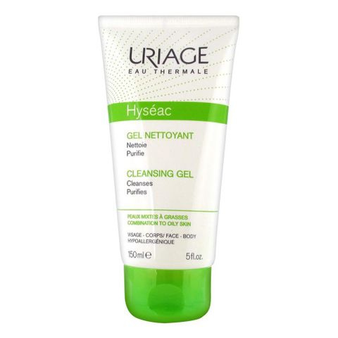  Gel rửa mặt dành cho da dầu, mụn & da Uriage hỗn hợp Hyséac Gel Nettoyant 