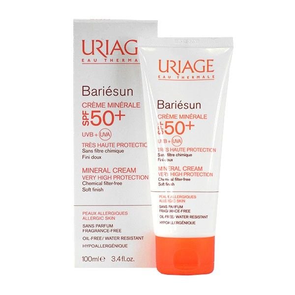 Kem chống nắng bảo vệ da tối đa Uriage Bariésun SPF 50+ Crème Minérale