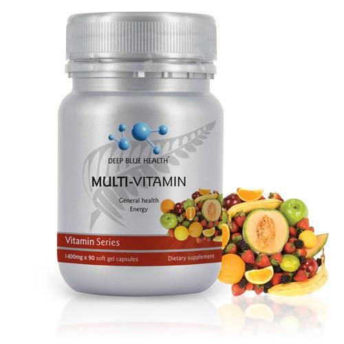 Viên vitamin tổng hợp Multi Vitamin Deep Blue Health (60 Viên)