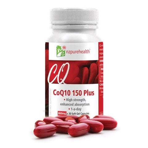  TPCN chống lão hóa Nzpurehealth CoQ10 150 Plus 30 viên 