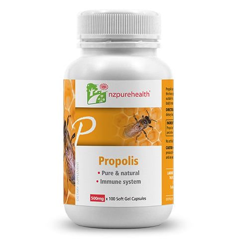 Viên uống keo ong kháng sinh Propolis Nzpurehealth New Zealand (100 Viên)