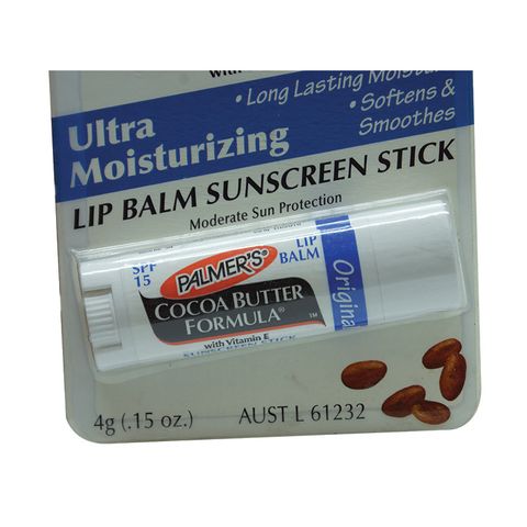  Son dưỡng môi, giảm khô nứt nẻ Hương ca cao - SPF15 Palmer's Cococa Butter (4g) 