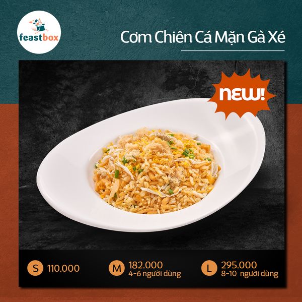  Cơm chiên cá mặn gà xé 