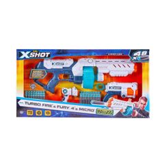 X-Shot EXCEL Combo Pack - Turbo Fire, Fury 4 and Micro Blasters