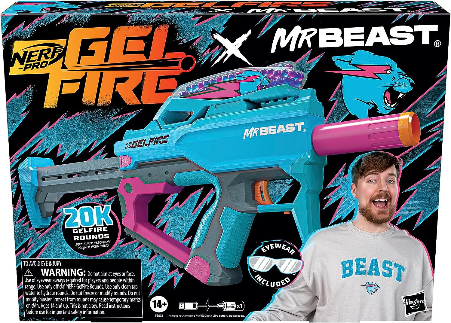 Nerf Pro Gelfire X MrBeast Blaster giá rẻ nhất tại Nerfvietnam.com