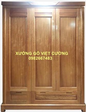 TỦ GỖ ĐINH HƯƠNG 3 CÁNH TG319