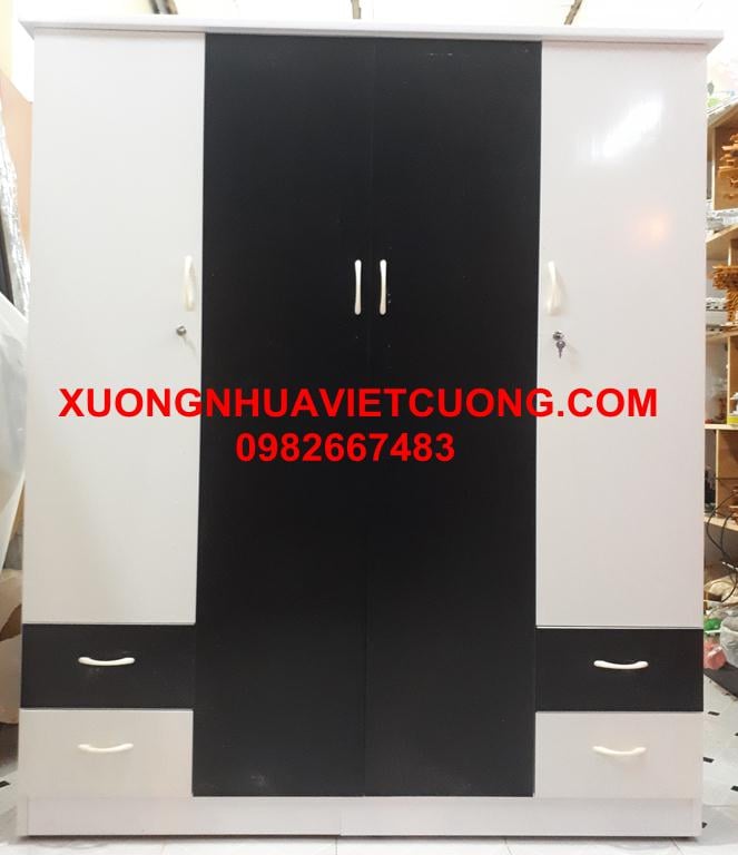 TỦ NHỰA ĐÀI LOAN 4 BUỒNG TA455