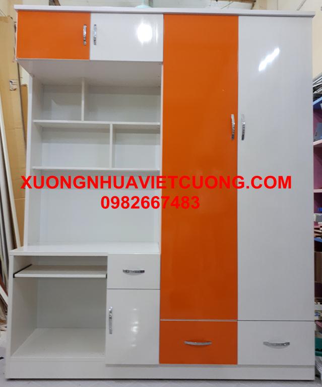 BÀN HỌC LIỀN TỦ QUẦN ÁO BHA10