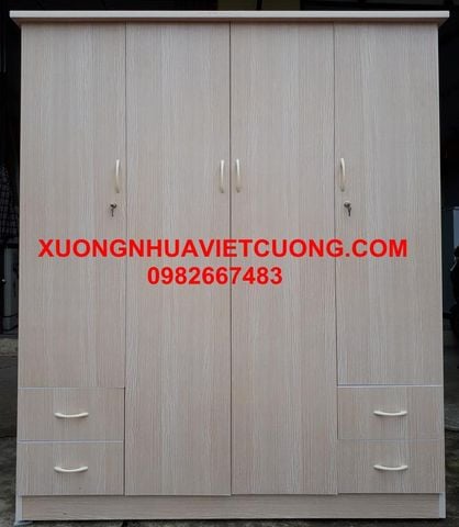  TỦ QUẦN ÁO NHỰA 4 BUỒNG TA485 